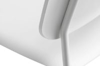 Bild von HAY Soft Edge P10 Esszimmerstuhl SH: 47,5 cm – Weiß pulverbeschichteter Stahl / Weiß