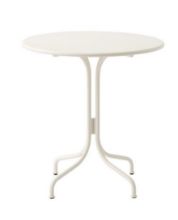 Bild von &Tradition Thorvald SC96 Space Copenhagen Outdoor-Cafétisch Ø: 70 cm – Elfenbein