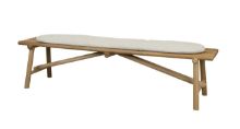 Bild von Cane-line Outdoor Sticks Bank B: 190 cm – Teak/Wüstensand