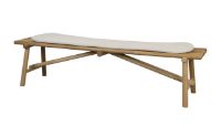 Bild von Cane-line Outdoor Sticks Bank B: 190 cm – Teak/Sand