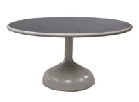 Bild von Cane-line Outdoor Glaze Esstisch Ø: 147 cm - Taupe/Dunkelgrau