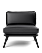 Bild von Fredericia Furniture 1710 Spine Lounge-Stuhl – Leder Primo/Ask