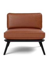 Bild von Fredericia Furniture 1710 Spine Lounge-Stuhl – Leder Cera/Ask