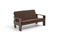 Bild von HAY Crate Lounge Sofa 77x134,5 cm – Eisenrot