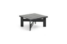 Bild von HAY Crate Niedriger Tisch 75,5x75,5 cm - Schwarz