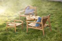 Bild von FDB Furniture M6, M19 und M7 Together Gartenmöbel-Set – Massives Teakholz/Natur