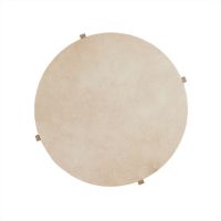 Bild von OYOY Lune Marmor Couchtisch Ø: 84 cm - Natur/Weiß