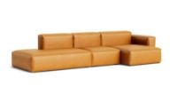 Bild von HAY Mags Soft 3-Sitzer-Kombination 4 rechtes Ende L: 331 cm – Sense Cognac-Leder