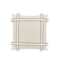 Bild von Kristina Dam Studio Bow Kissenbezug 60x60 cm - Beige/Schwarz