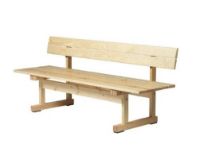 Bild von FDB Møbler M16 Ermelunden Bench mit Rückenlehne – Kiefer/geölt