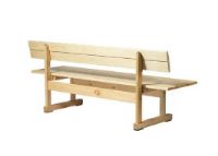 Bild von FDB Møbler M16 Ermelunden Bench mit Rückenlehne – Kiefer/geölt