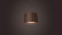 Bild von Foscarini Twiggy Wood Pendel Ø: 46cm - Burgund/Palisander