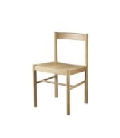 Bild von FDB Furniture J178 Lønstrup Stuhl 78 x 46,5 x 46 cm – Eiche Natur/Eichenfurnier Natur