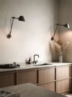 Bild von Design For The People Stay Wandleuchte H: 54,5 cm - Schwarz
