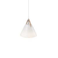 Bild von Design For The People Riemenpendel Ø: 27 cm – Opalweiß