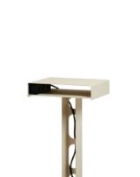 Bild von Sidekick-Tisch mit Sockel H: 58,5 cm – Perlmutt