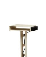 Bild von Sidekick-Tisch mit Sockel H: 58,5 cm – Perlmutt