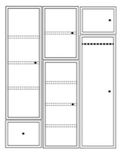 Montana Kleiderschranksystem 04 186,3x142,8 cm - Schatten