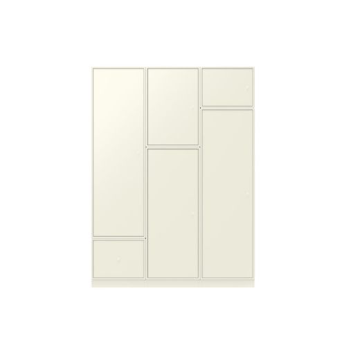 Montana Wardrobe System 04 186,3x142,8 cm - Vanilla