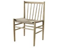 Bild von FDB Møbler J80 Jørgen Bækmark Stuhl SH: 45 cm – Eiche Natur/Geflecht