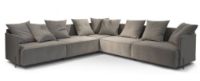 Bild von Bent Hansen Pado 1 4-Personen-Ecksofa L: 277 cm – Gestell Eros 16 Sand / Schwarz