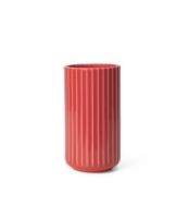 Bild von Lyngby Vase H: 15,5 cm – Rotes Porzellan
