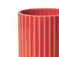 Bild von Lyngby Vase H: 15,5 cm – Rotes Porzellan