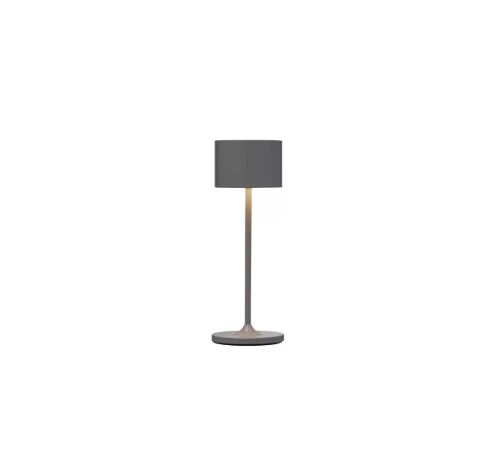 Blomus FAROL Mini Mobile Outdoor LED Lampe H: 19,5 cm - Warmgrau