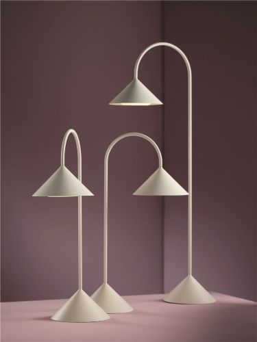 Frandsen Grasp Tragbare Tischlampe H: 47 cm - Mattweiß