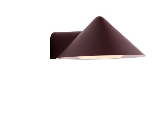 Frandsen Grasp Wall Lamp Ø: 17 cm - Matt Beetroot
