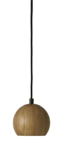 Frandsen Ball Wood Pendant Ø: 12 cm  - Oak