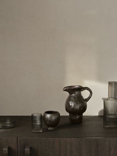 Ferm Living Doro Krug H: 20 cm - Kaffee