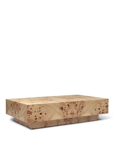 Ferm Living Burl Couchtisch Klein H: 30 cm - Natur/Wurzelholzfurnier