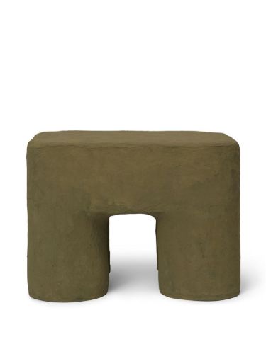 Ferm Living Podo Stool H: 25 cm - Khaki