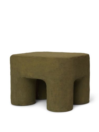 Ferm Living Podo Hocker H: 25 cm - Khaki