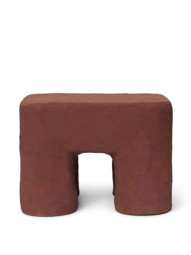 Ferm Living Podo Stool H: 25 cm - Red Brown