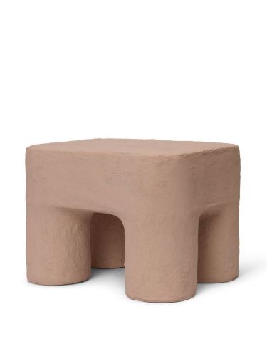 Ferm Living Podo Hocker H: 25 cm - Rosa