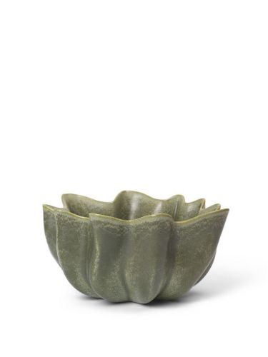 Ferm Living Nium Bowl Large Ø: 36 cm - Dark Sage