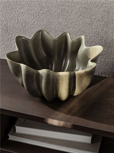 Ferm Living Nium Schüssel groß Ø: 36 cm - Dunkler Salbei