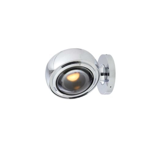 LOOM Design Optic Væglampe Ø: 12 cm - Krom 