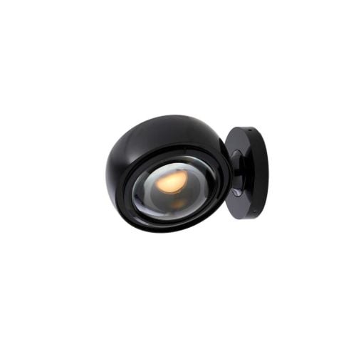 LOOM Design Optic Væglampe Ø: 12 cm - Sort 