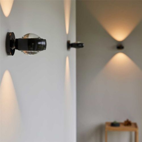 LOOM Design Optic Wandleuchte Ø: 12 cm – Schwarz VORBESTELLUNG: Mitte Juni 2024