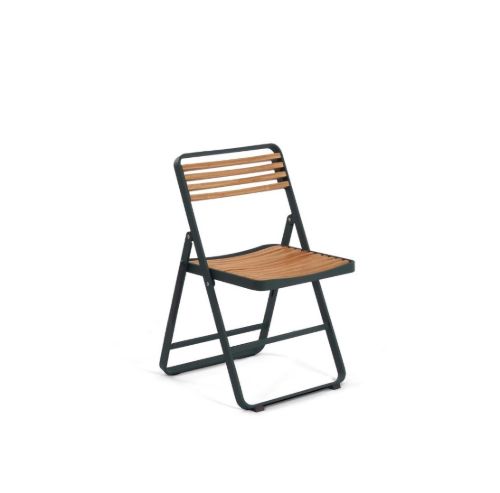 Mindo 121 Foldable Dining Chair - Dark Green