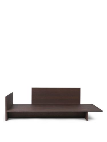 Ferm Living Kona Bett 97x207 cm - Dunkel gebeizte Eiche