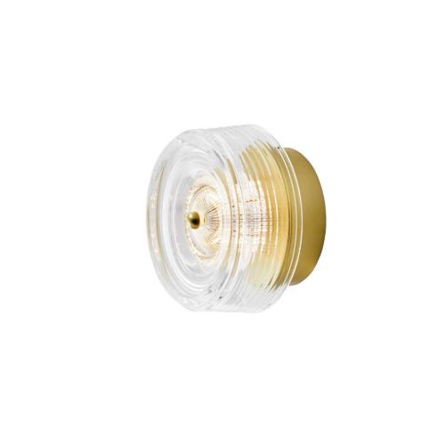 LOOM Design Glow Væglampe Ø: 16 cm - Mat Guld 