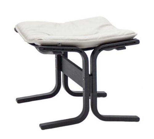 LK Hjelle Siesta Fiora Fodskammel - Black/Prescot Lamb