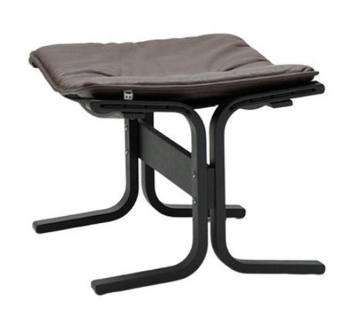 LK Hjelle Siesta Fiora Fodskammel - Black/Hemsen Brown