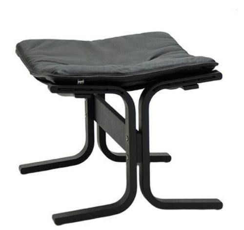 LK Hjelle Siesta Fiora Fodskammel - Black/Hemsen Black