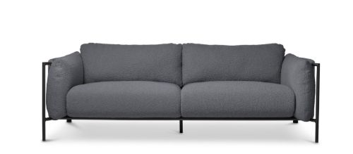 Bent Hansen Aware 3-pers. Sofa L: 227 cm - Ricco 20/Sort Stel