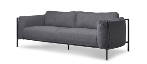Bent Hansen Aware 3-Pers. Sofa L: 227 cm – Ricco 20/Sort Set